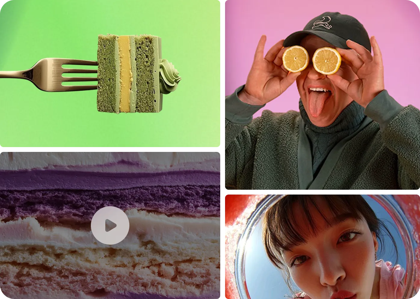 Collage of influencer content created at local venues